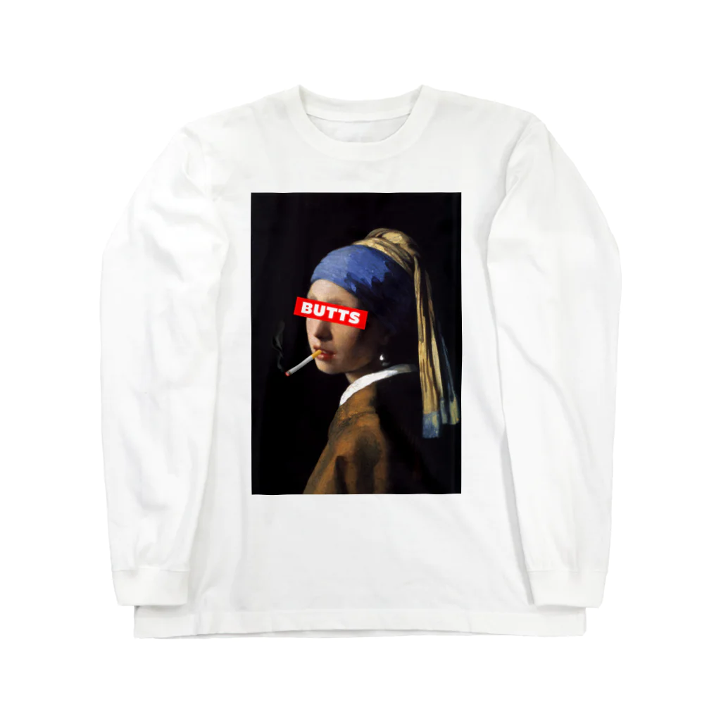 moCoのくわえタバコの少女 Long Sleeve T-Shirt