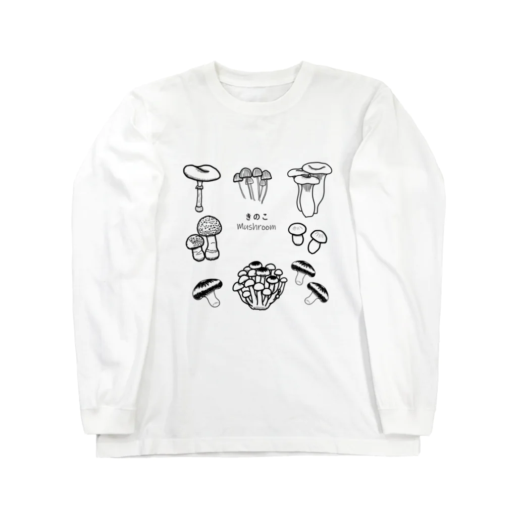 JapaneseRubberStampsのキノコ気分 Long Sleeve T-Shirt