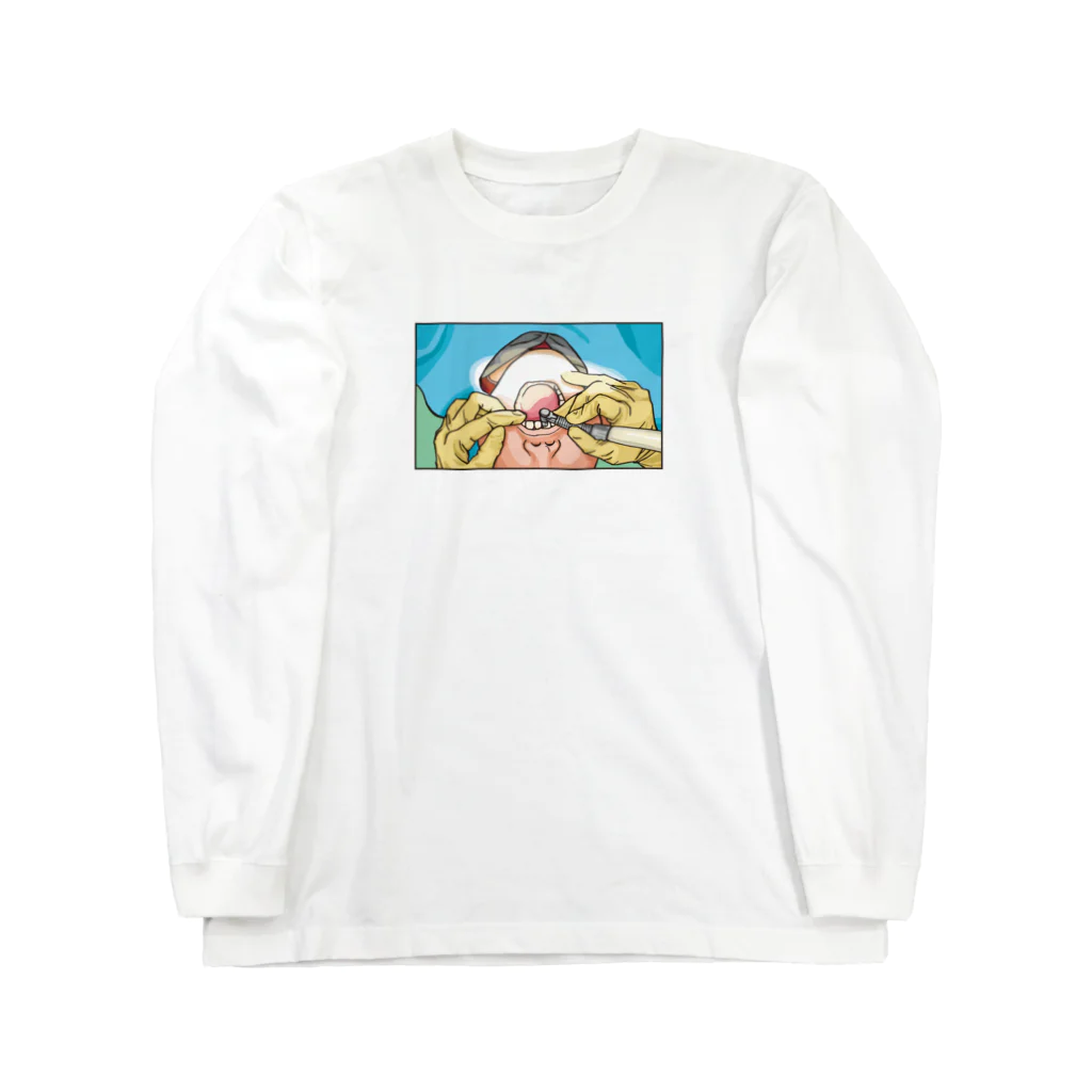 shake_doronの「Dentist」表裏 ロングスリーブTシャツ