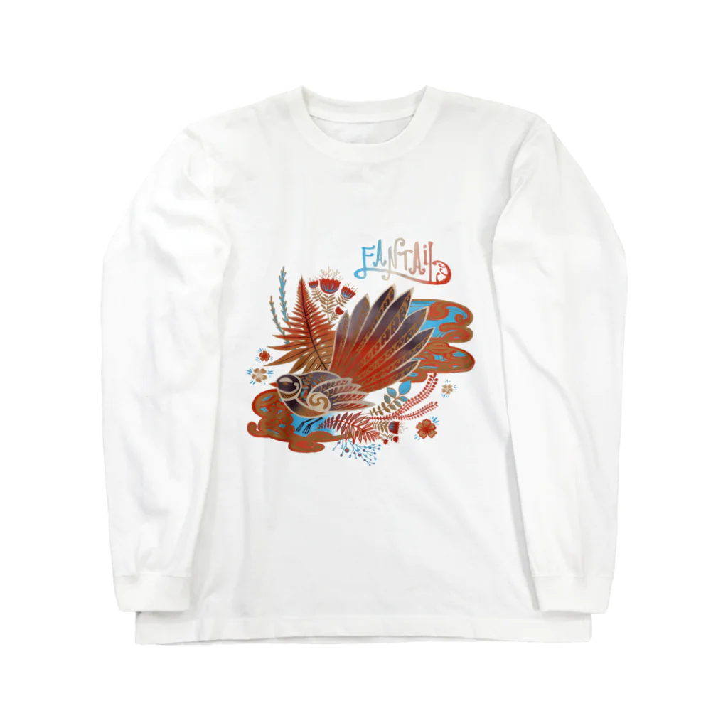 IZANAMI by Akane Yabushitaのファンテイル🦅 Long Sleeve T-Shirt