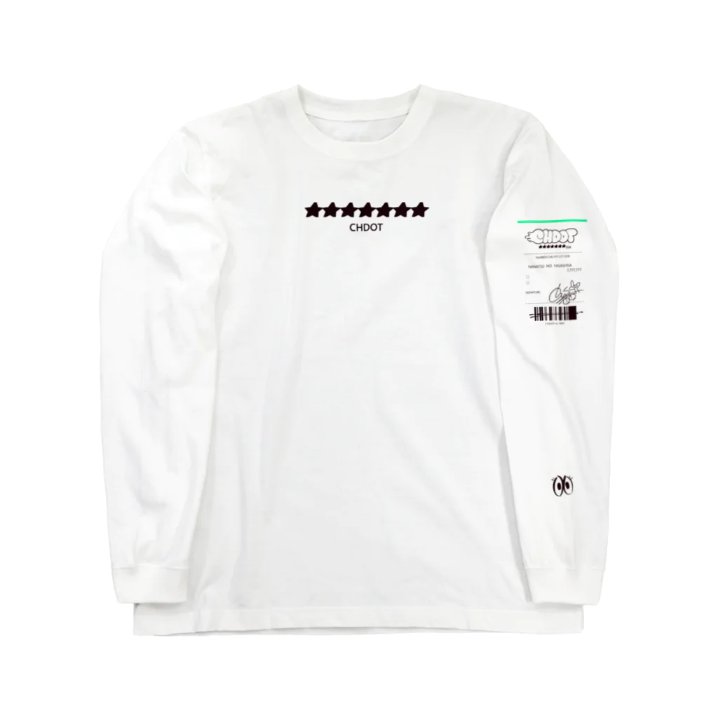 CHDOT.のCHDOT：RECEIPT　/WH ロングスリーブTシャツ