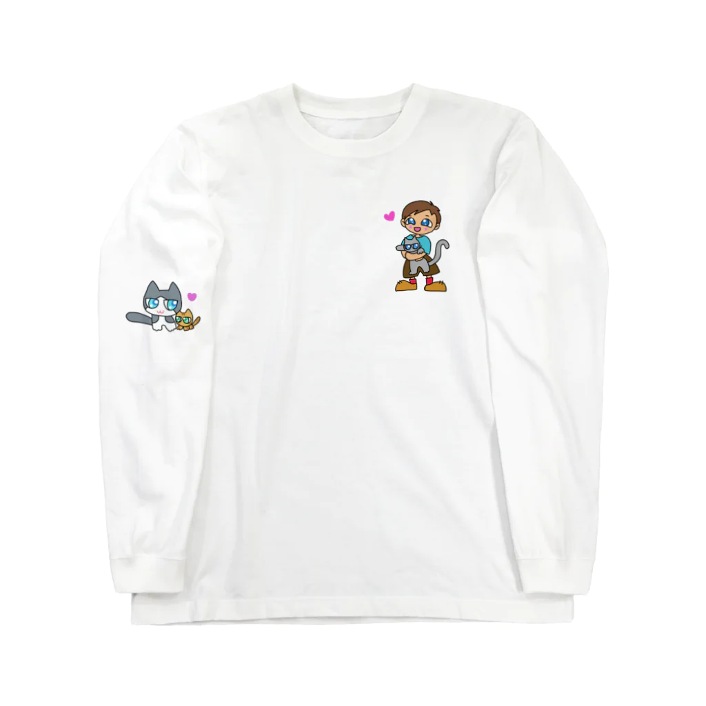 みーにゃ☆。にじいろにゃんこのにじいろにゃんこ Long Sleeve T-Shirt