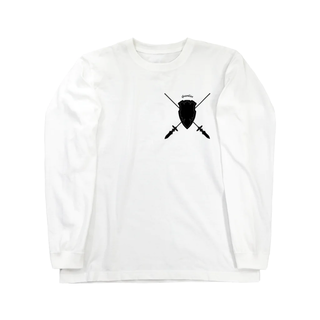Studio Originの"Guardian" ガーディアン_White Long Sleeve T-Shirt