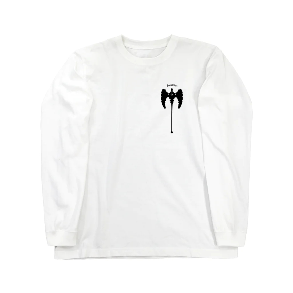 Studio Originの"Berserker" バーサーカー_White Long Sleeve T-Shirt