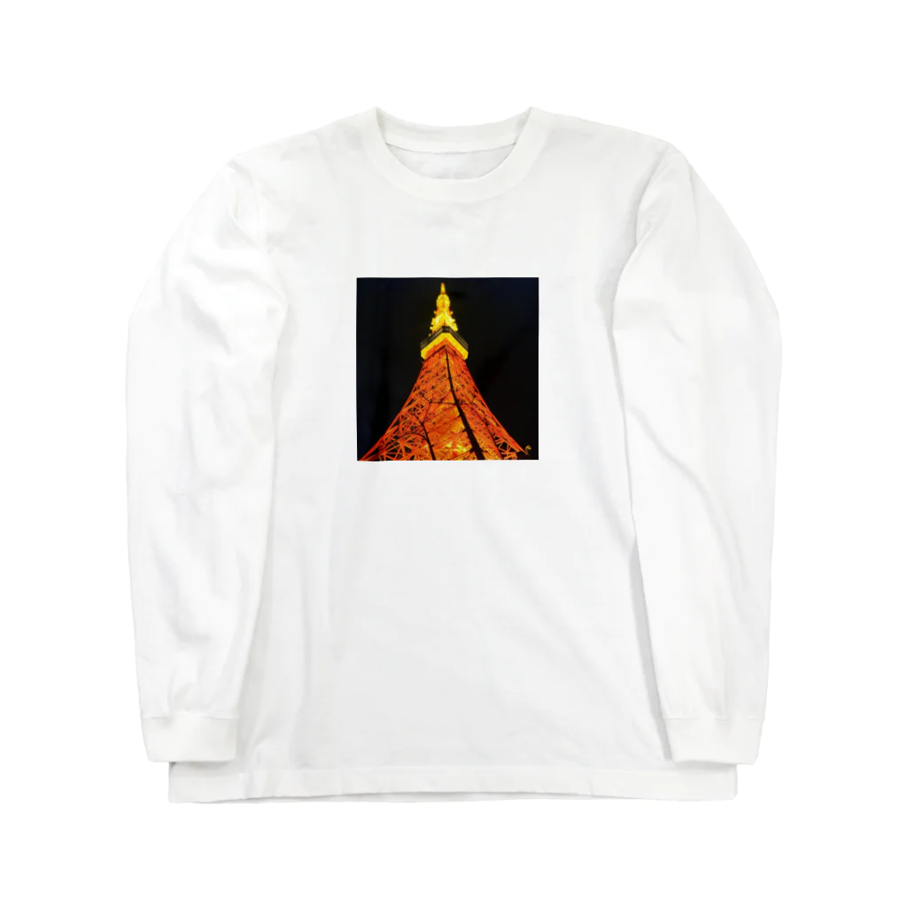 Haruki Tanakaの東京タワー Long Sleeve T-Shirt