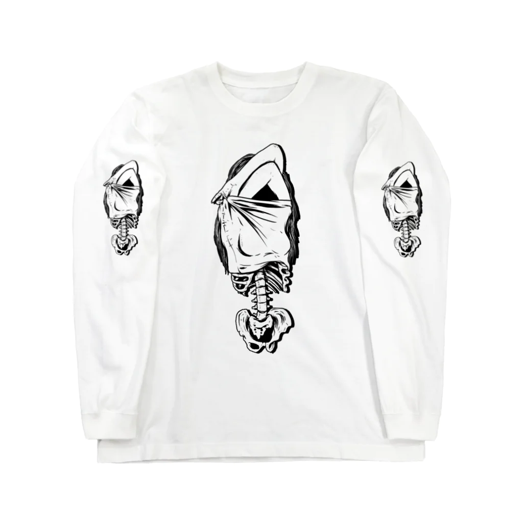 キンノカラスのSexy Skull Long Sleeve T-Shirt