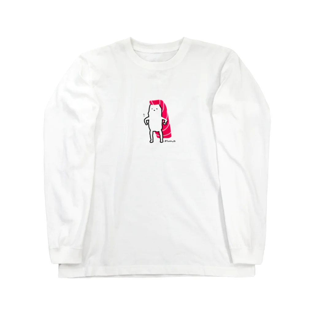 Fondhuのマグロマン参上 Long Sleeve T-Shirt