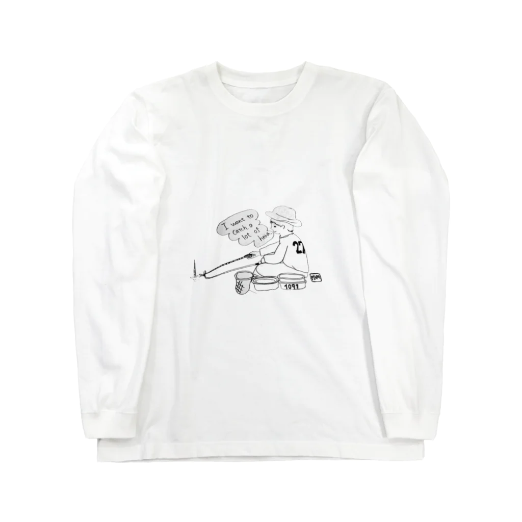 manaminnのヘラ師 Long Sleeve T-Shirt