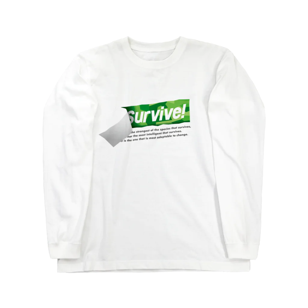 カワズケイのsurvive! 2nd Long Sleeve T-Shirt