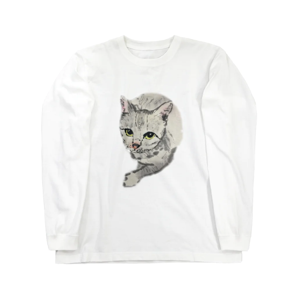 HYOGOisNARAの我的猫很可爱 ロングスリーブTシャツ