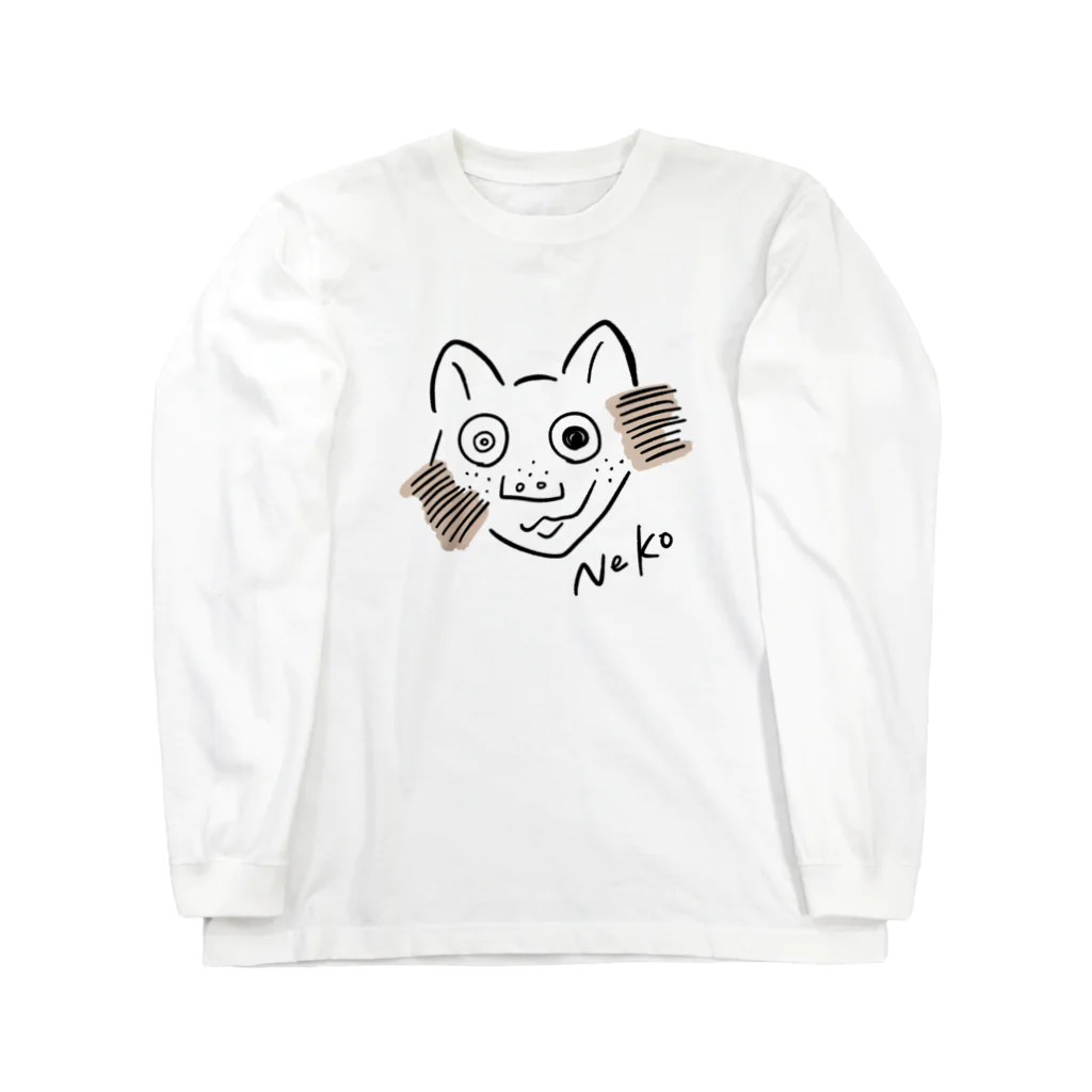 MISAKI MATSUMOTOの私の中の猫 Long Sleeve T-Shirt