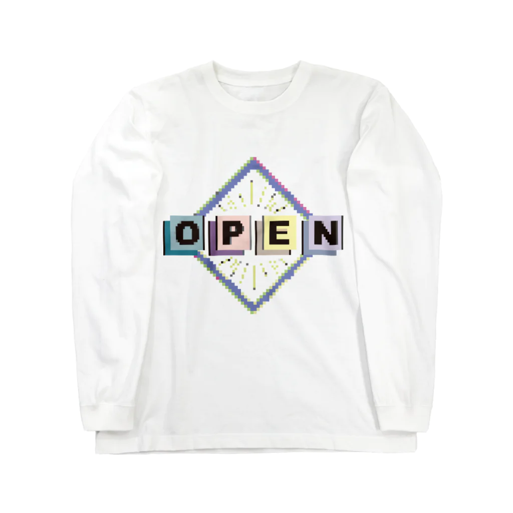 onigiri-dayoのOPEN! ロングスリーブTシャツ