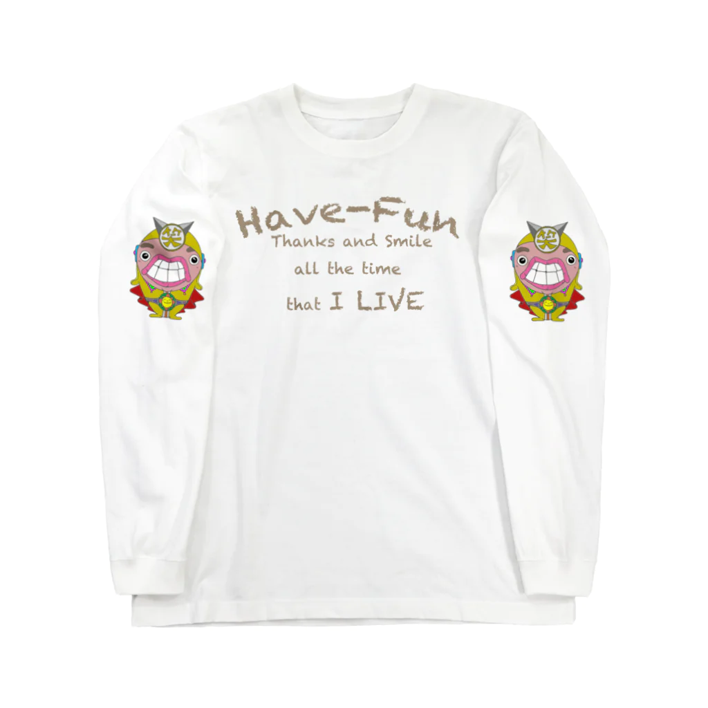 HaveーFun 嘉のHaveーFun笑男戦隊GODロングスリーブTシャツ ロングスリーブTシャツ