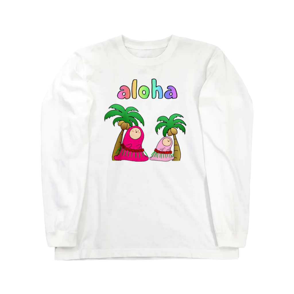 フトンナメクジのALOHA - アロハ Long Sleeve T-Shirt