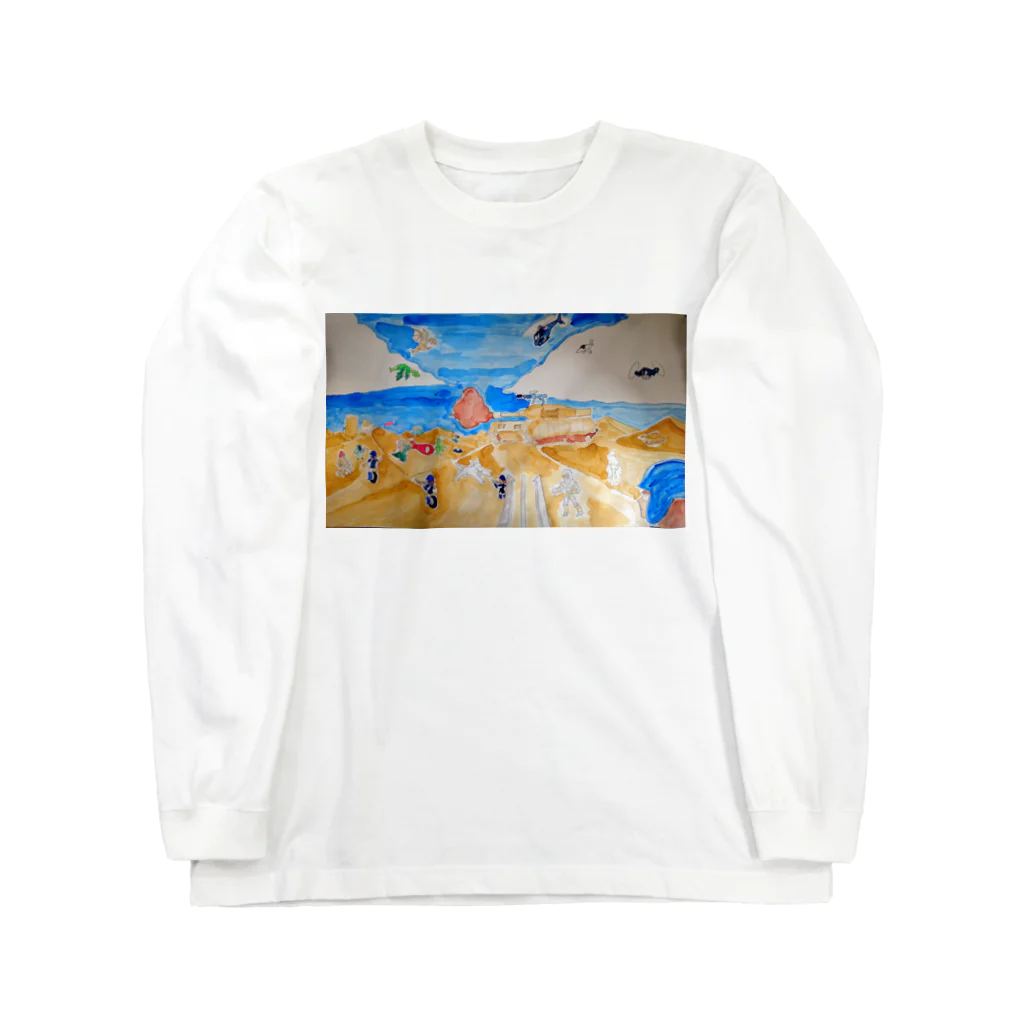 LIONの信仰的ショップの戦場 Long Sleeve T-Shirt