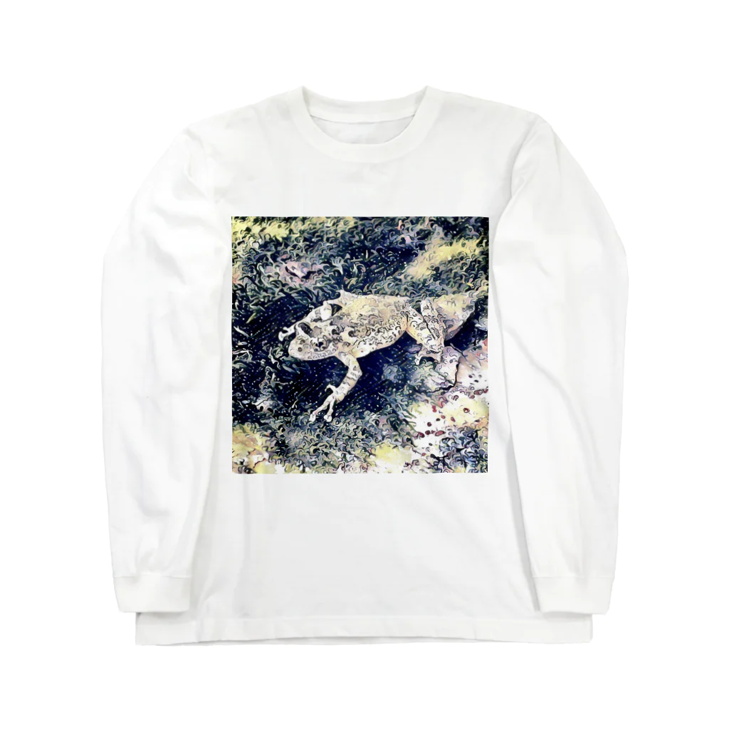 Fantastic FrogのFantastic Frog -Edo Ukiyoe Version- Long Sleeve T-Shirt