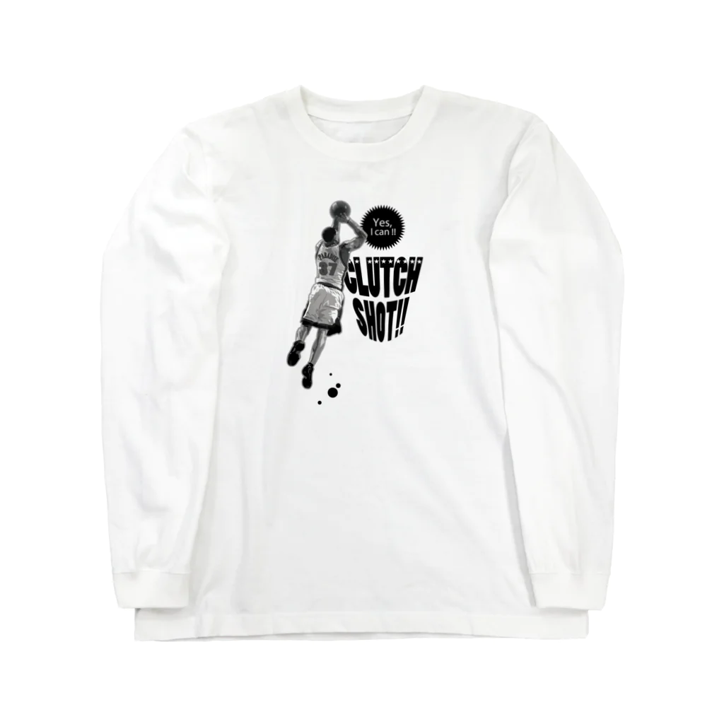 Happy Riseのバスケ クラッチショット Long Sleeve T-Shirt