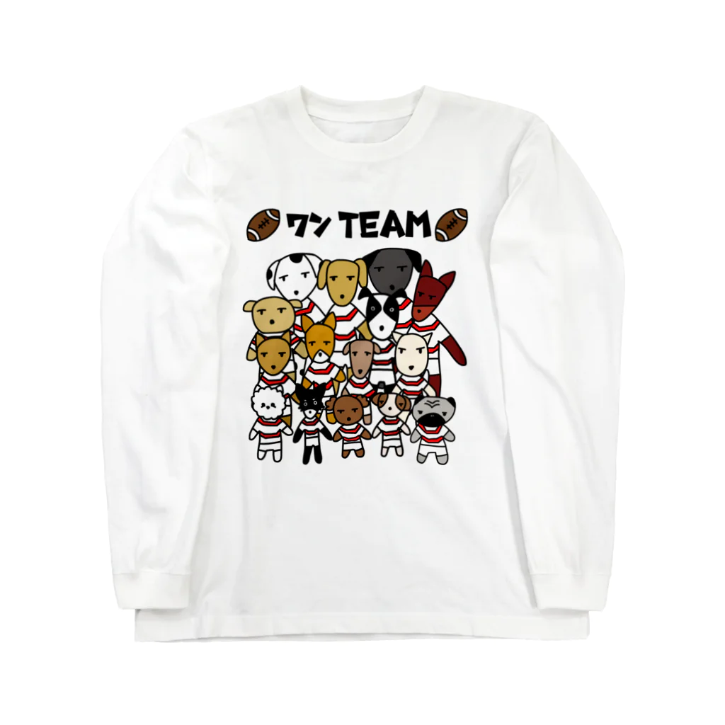 麦畑のワンTEAM Long Sleeve T-Shirt