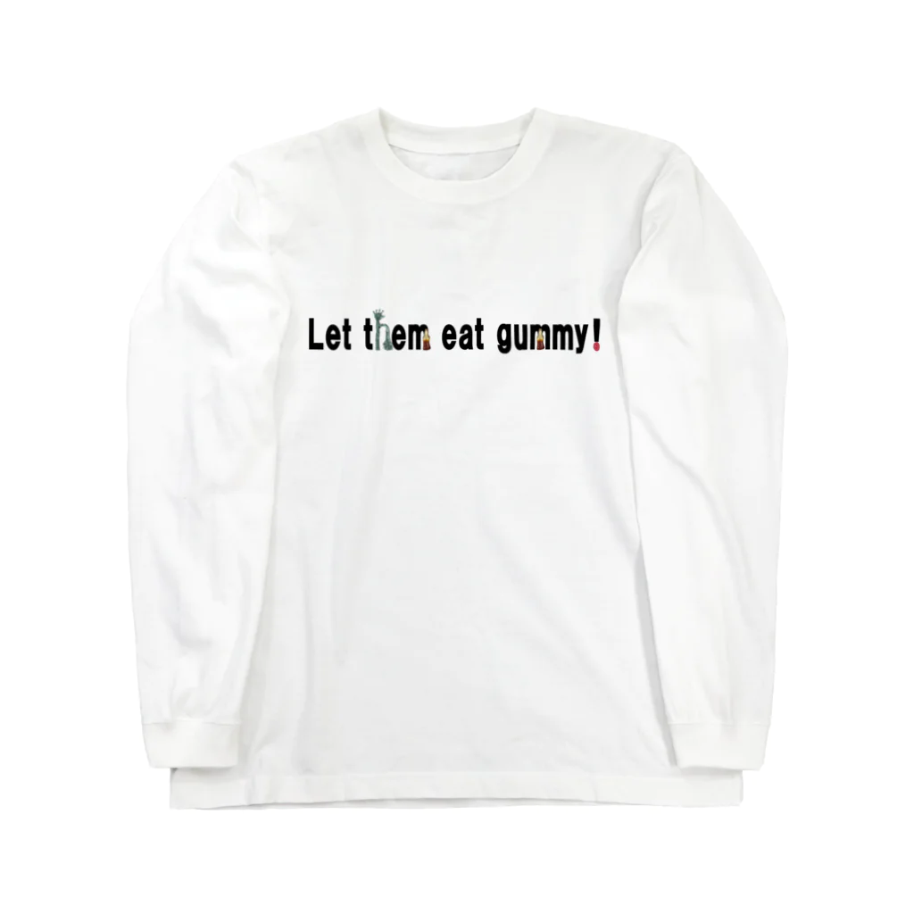 パン屋さん。のLet them eat gummy! ロングスリーブTシャツ