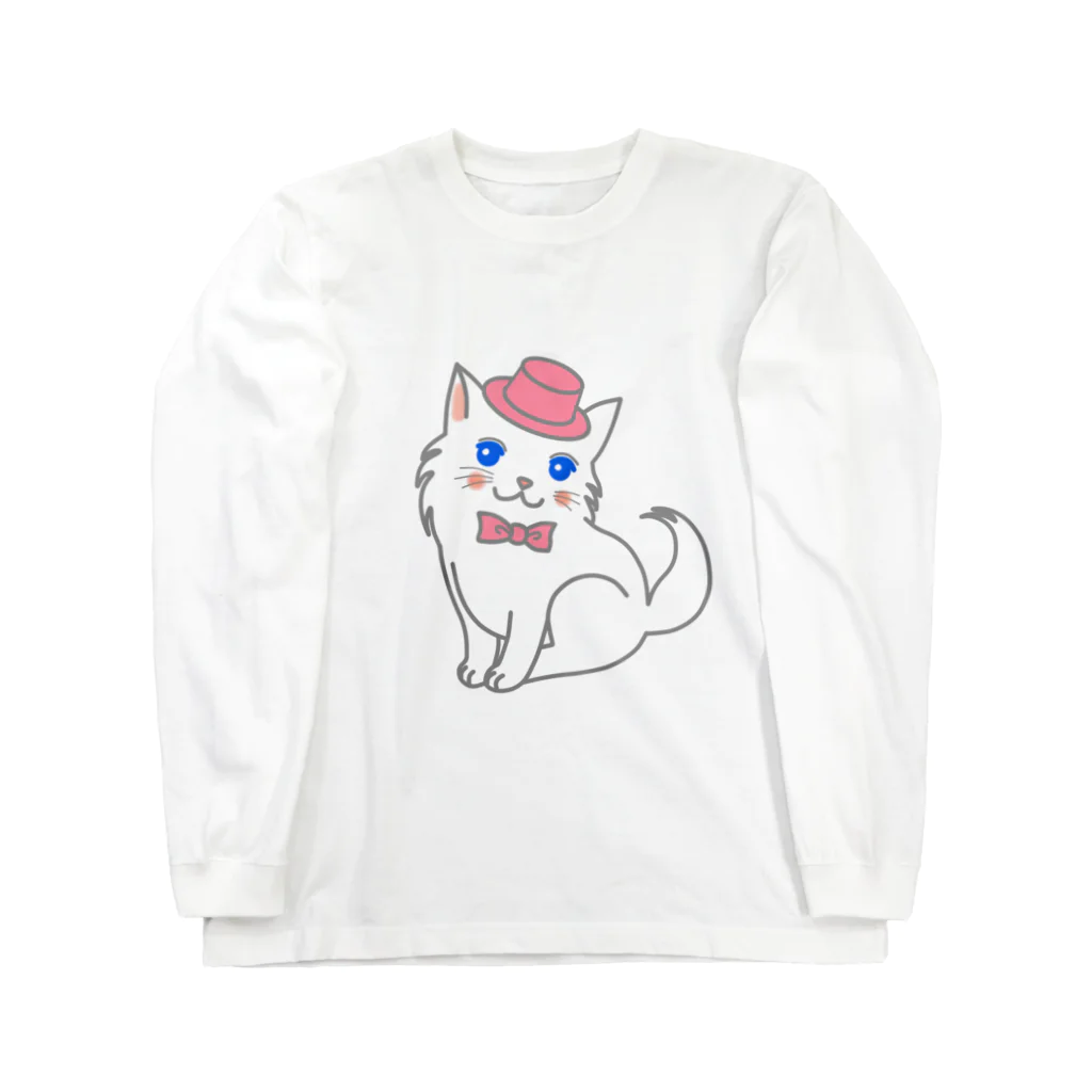 keikororinのおしゃれ猫 ロングスリーブTシャツ