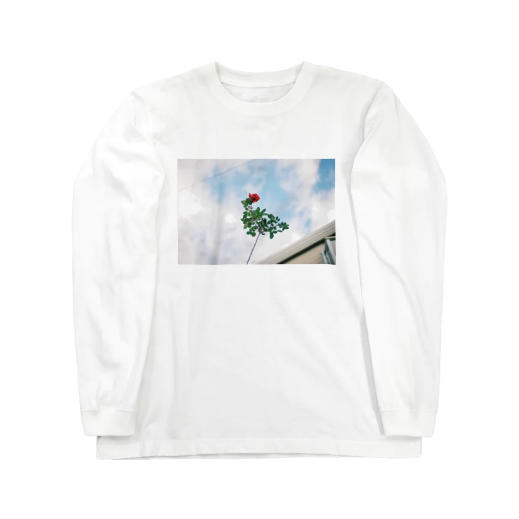 moyasiumasiの薔薇 ロングスリーブTシャツ