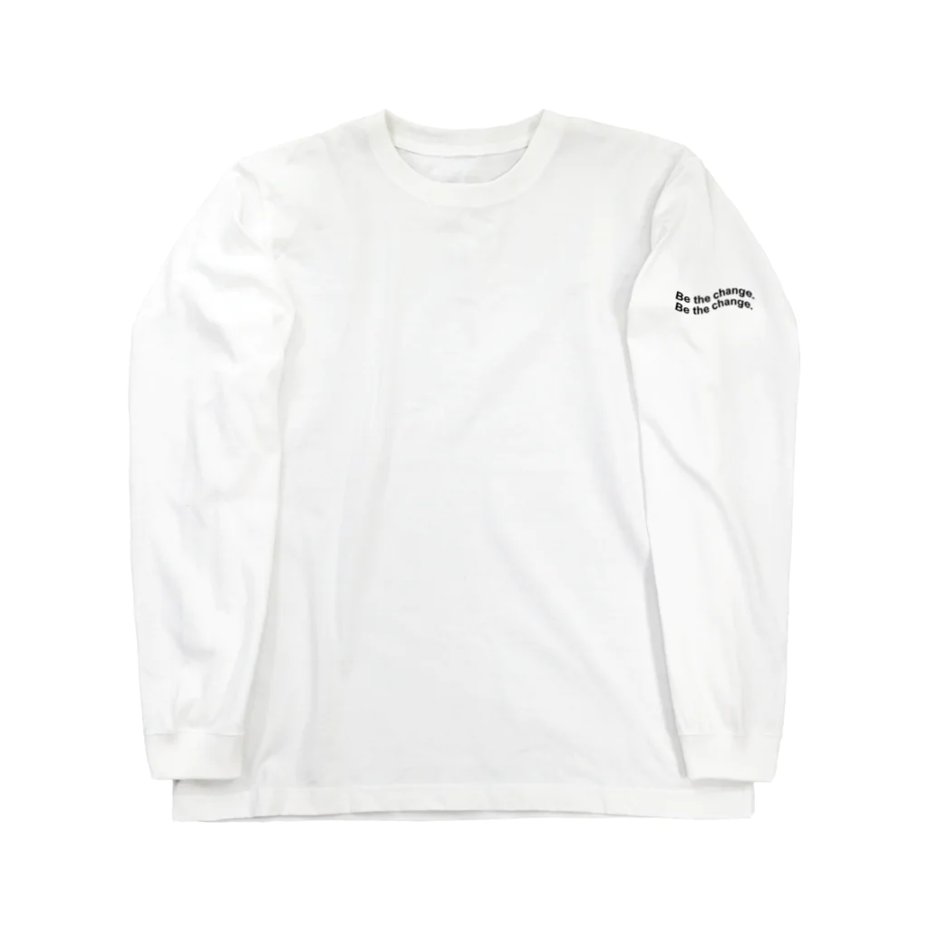 Be the change.のLong-sleeve shirt Long Sleeve T-Shirt