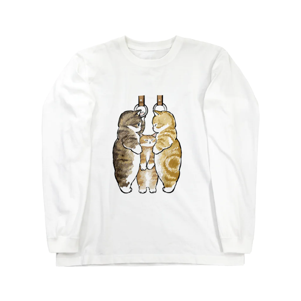 mofusandのもふもふ満員電車 Long Sleeve T-Shirt