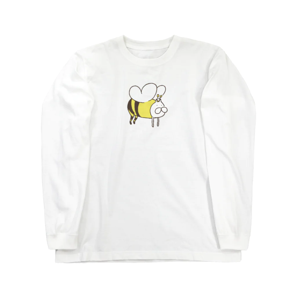 くらきち ONLINE SHOPのねこタイツのみつばちタイツ Long Sleeve T-Shirt