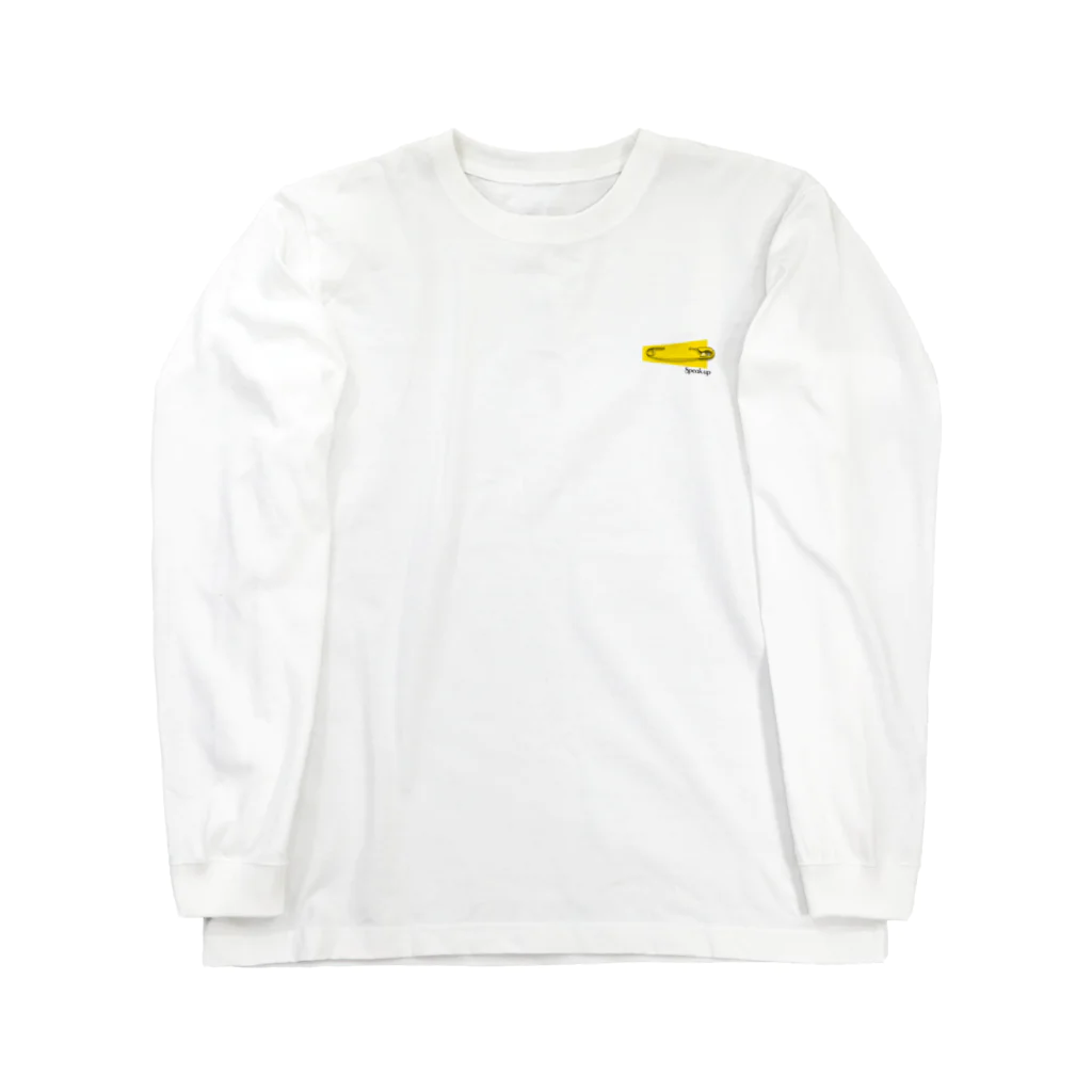 Speak upのイエローピンB Long Sleeve T-Shirt