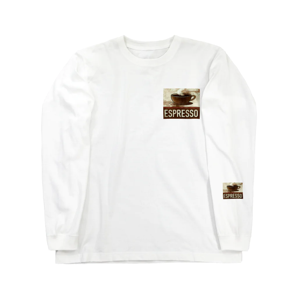 Fiore717のエスプレッソ１ Long Sleeve T-Shirt