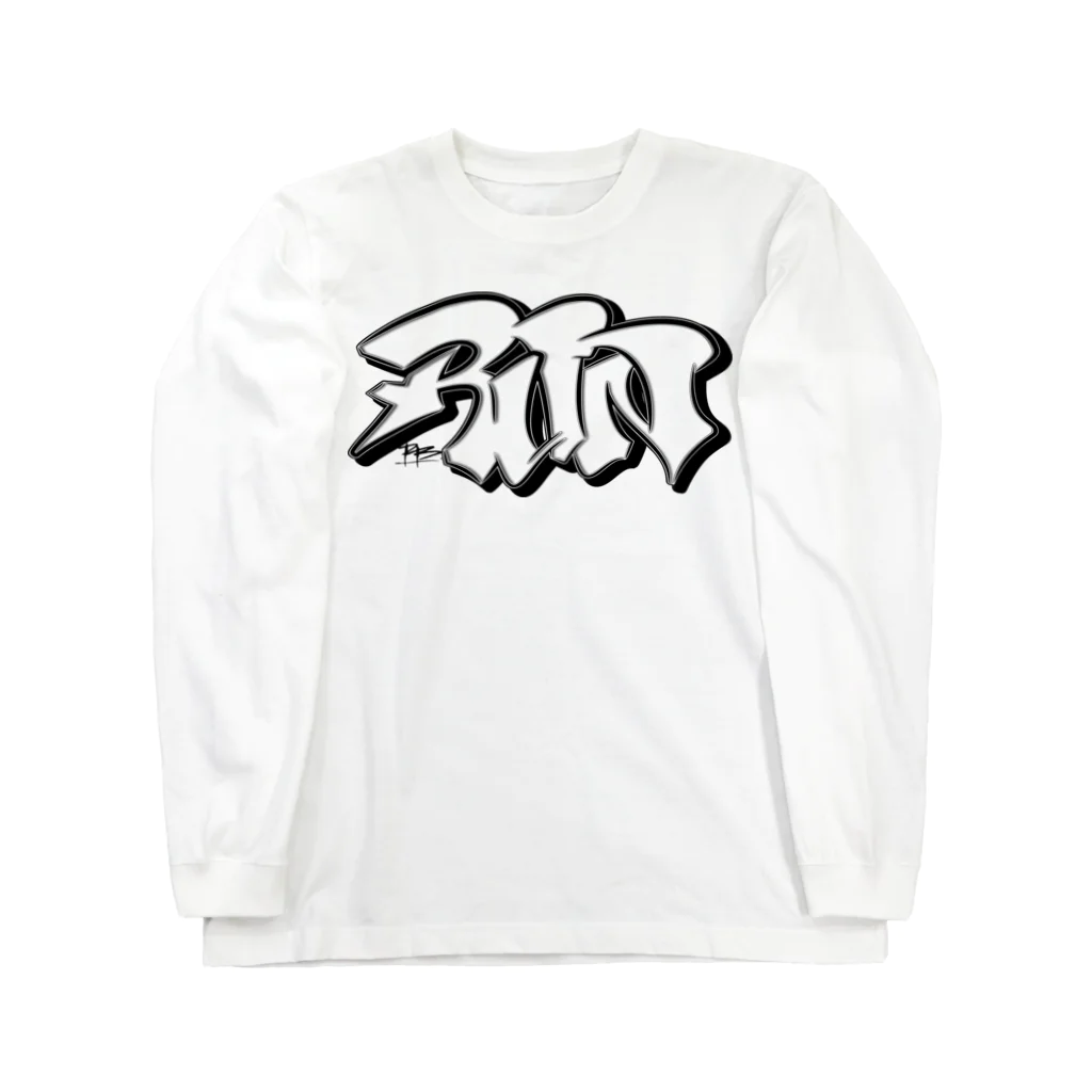 PB.DesignsのRUN PB-Graffiti Long Sleeve T-Shirt