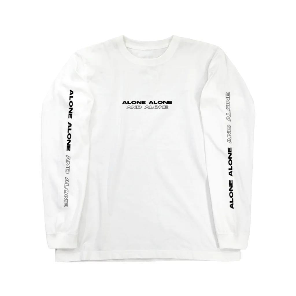 AloneAloneAndAloneのAAAA ロングスリーブTシャツ