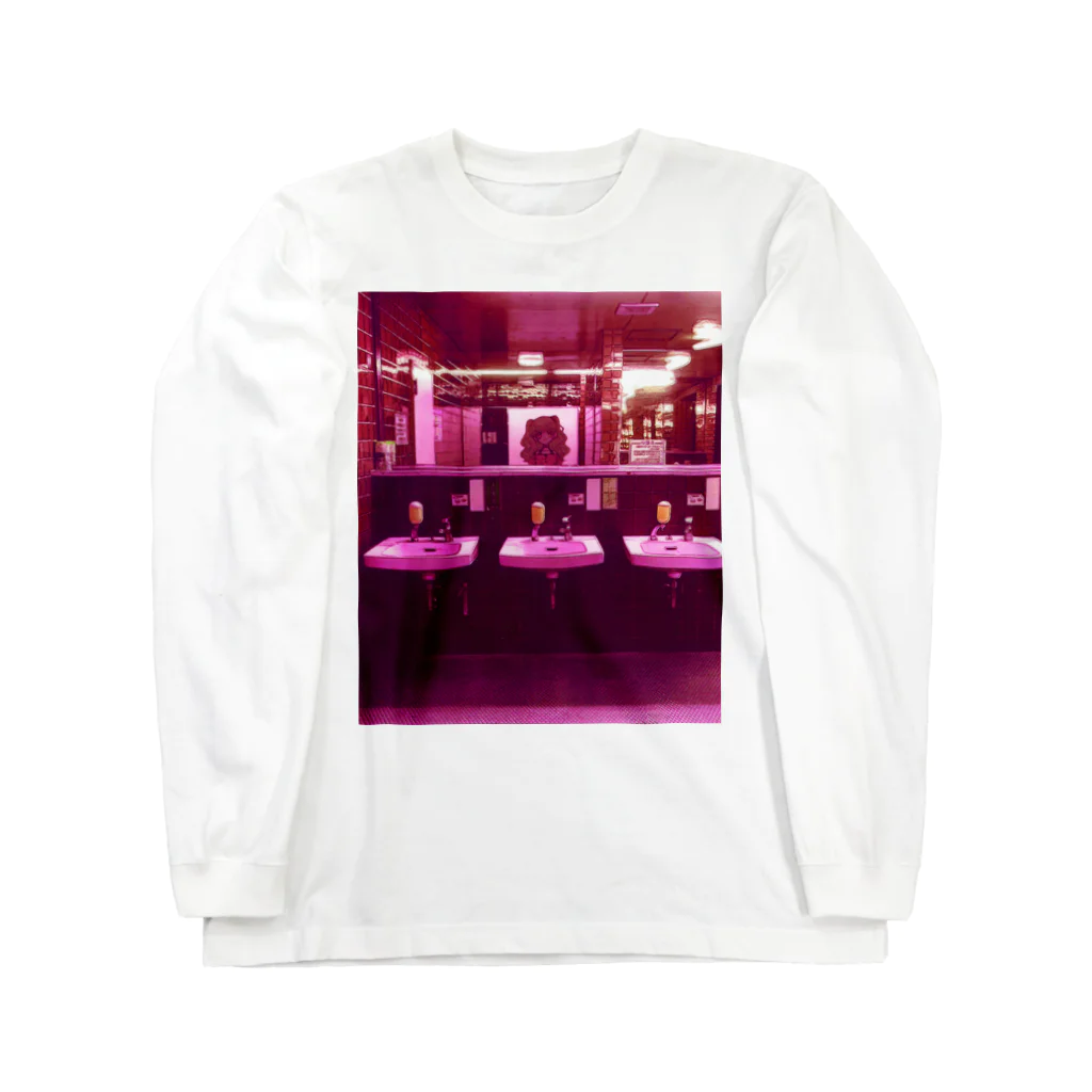 三月病の洗面台 Long Sleeve T-Shirt