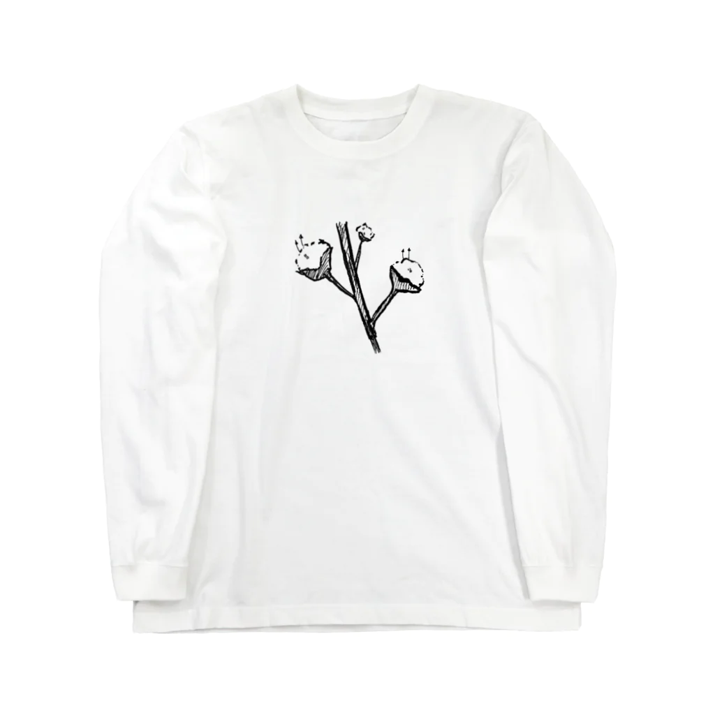 某の菌の人生のコットンな菌 Long Sleeve T-Shirt