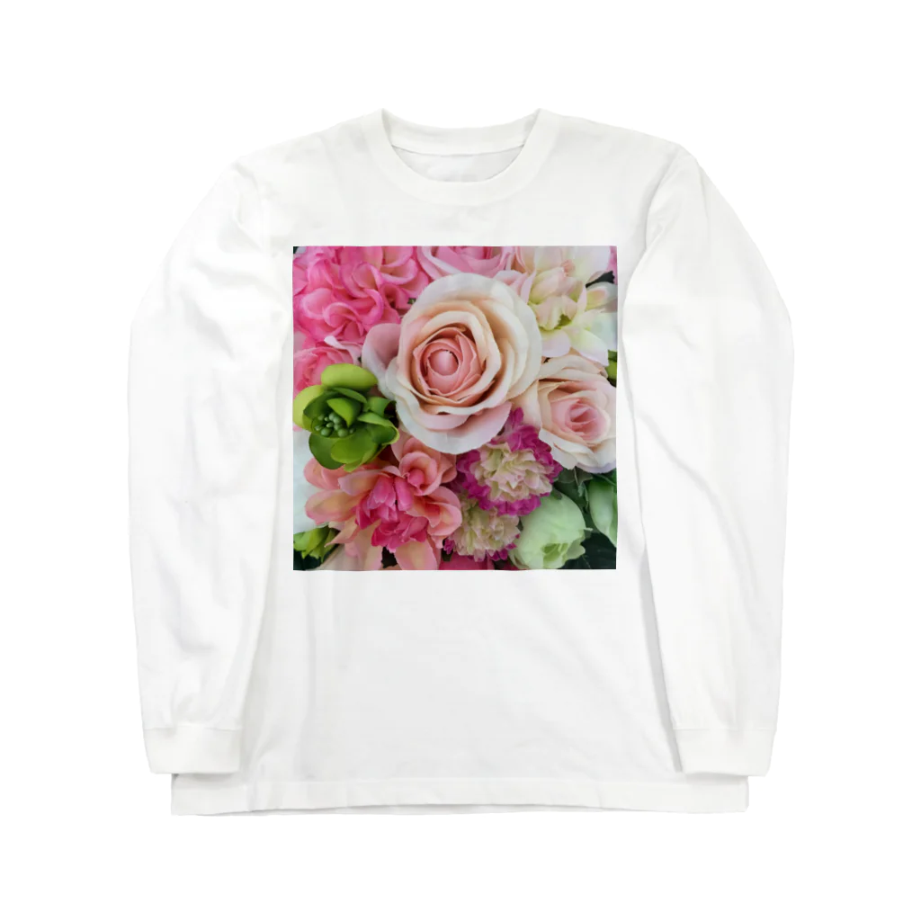 ル.ボヌールのお花畑で ロングスリーブTシャツ