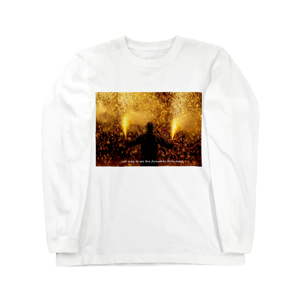 mono1のfireworks Long Sleeve T-Shirt