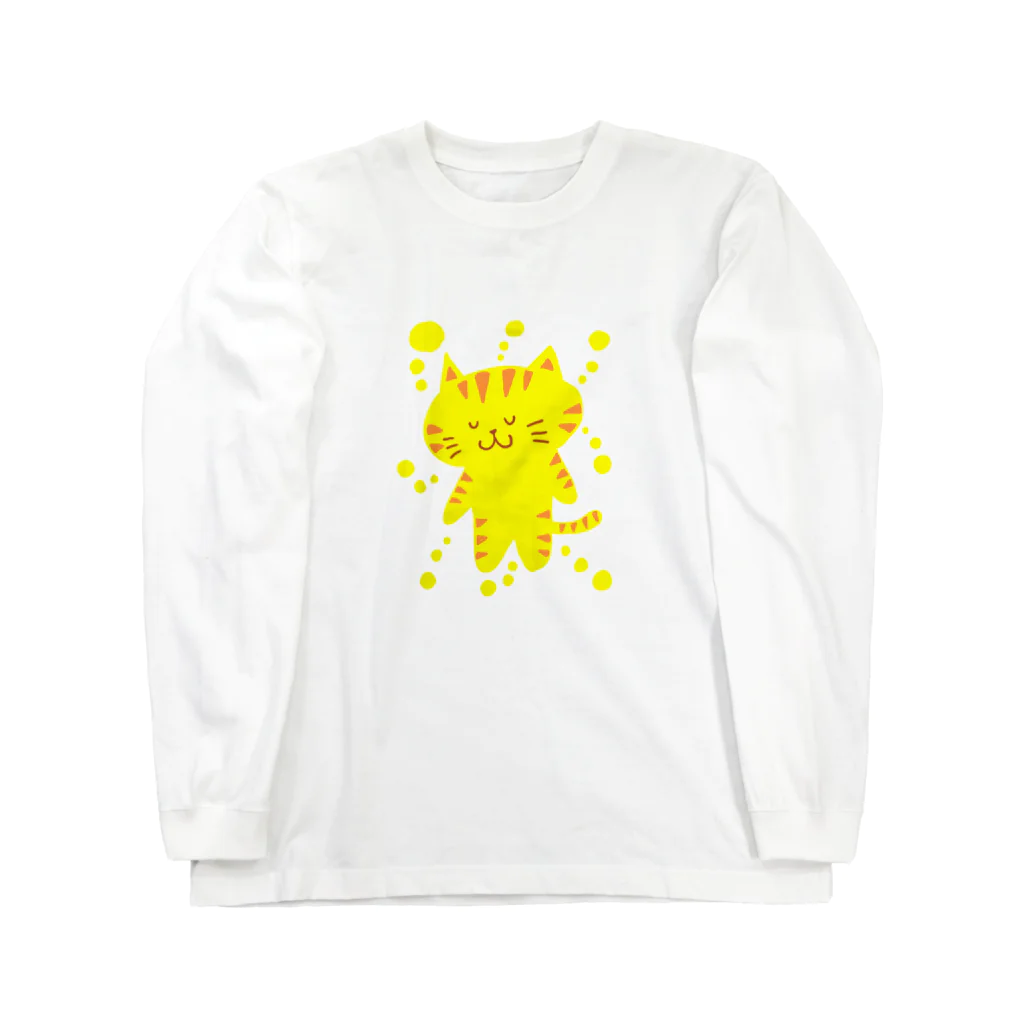 えかきにゃんこのお店♪のきいろいねこ Long Sleeve T-Shirt