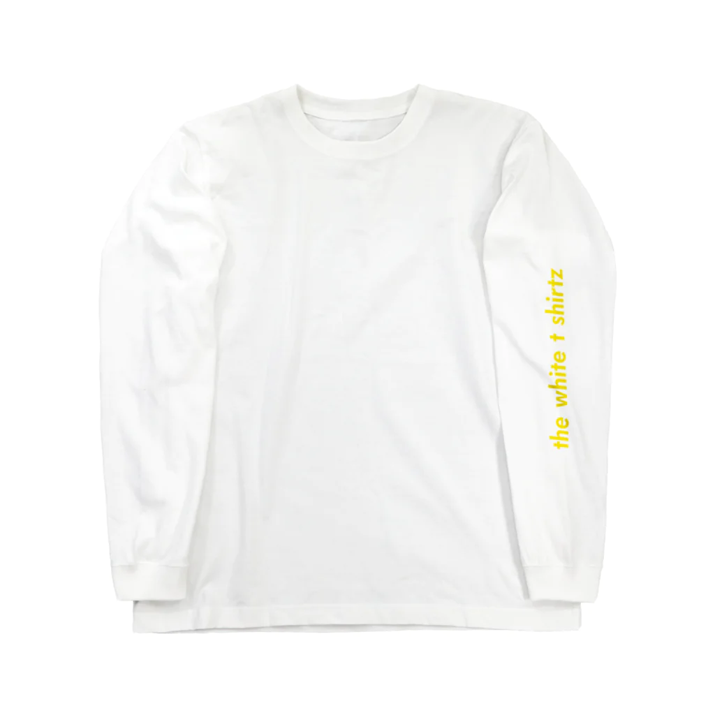 qqq shopのthe white t shirtz Long Sleeve T-Shirt