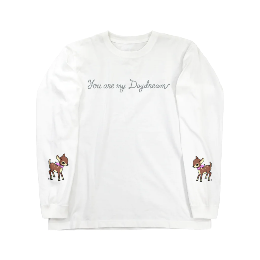 Ran Oishi ShopのYou are my daydream with bambi ロングスリーブTシャツ