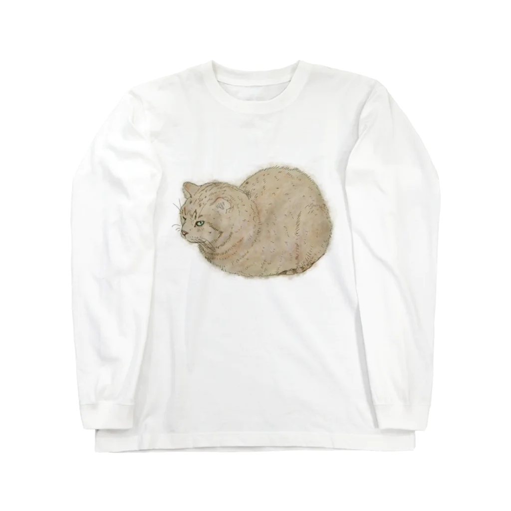 pulTの香箱座りの猫 Long Sleeve T-Shirt