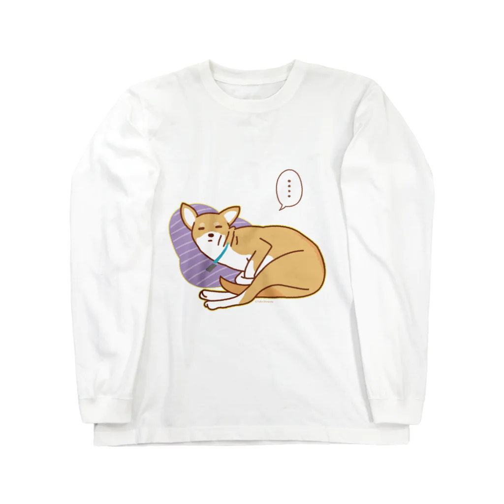 ULI_Tetoのふてくされ犬 ロングスリーブTシャツ