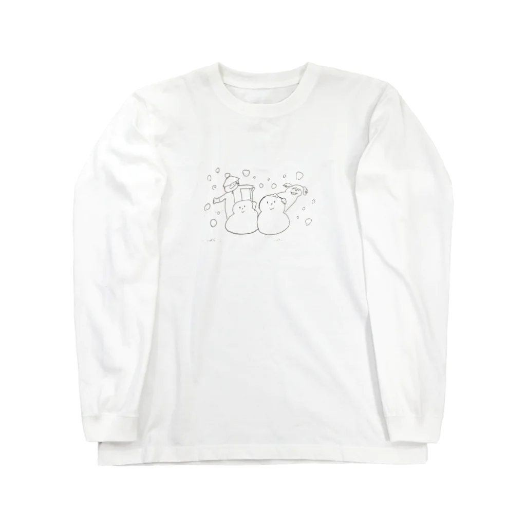 まるのゆきあそび Long Sleeve T-Shirt