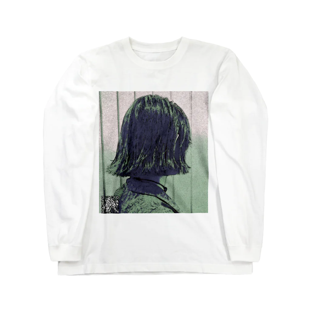 SalonのshampooQR Long Sleeve T-Shirt