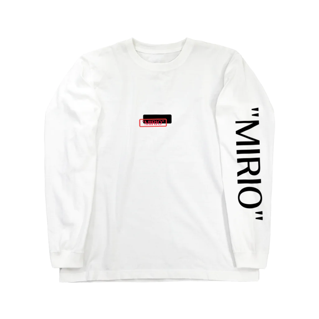 MIRIOのボックスロゴ ロングスリーブTシャツ