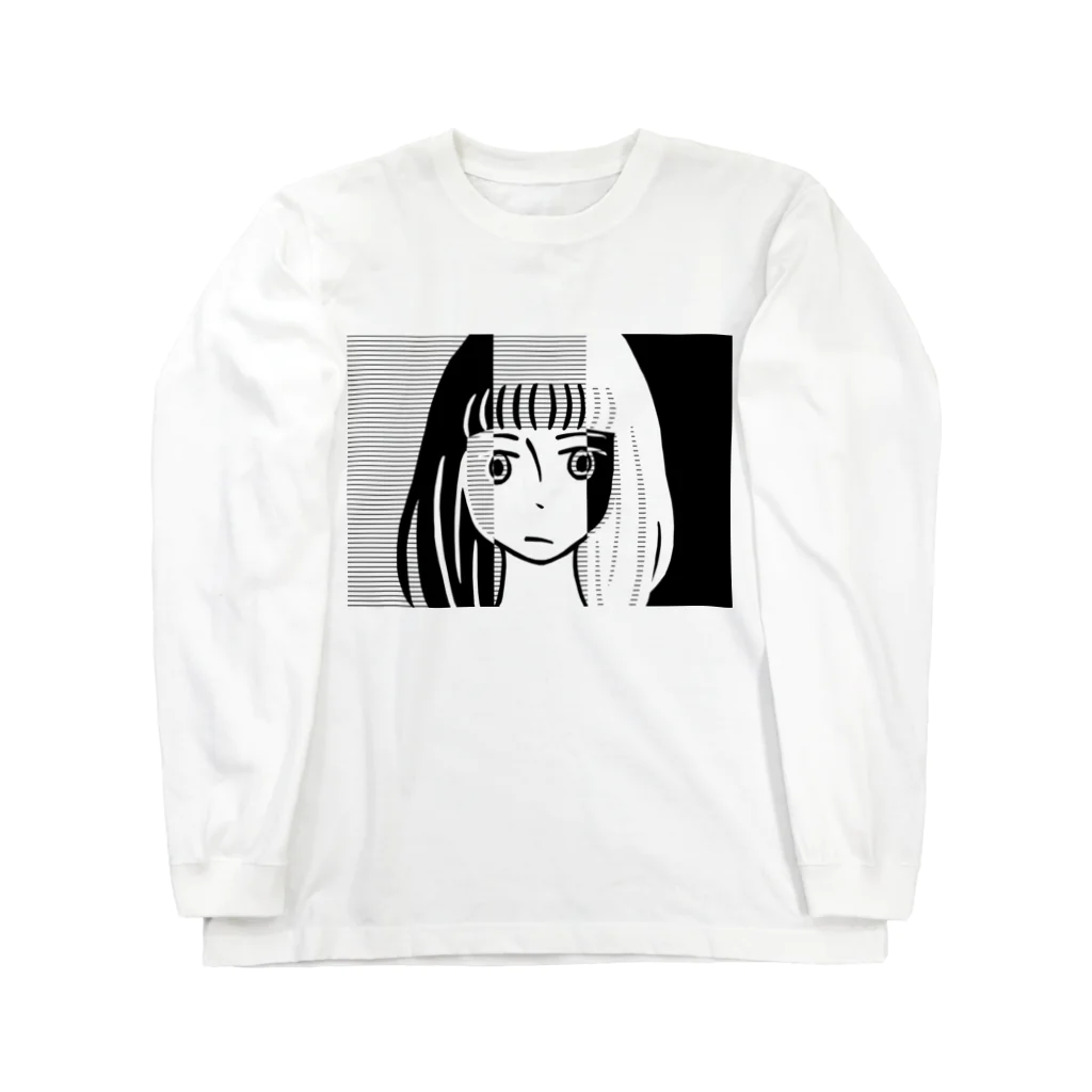 yummi's itemの三重人格ちゃん ロングスリーブTシャツ