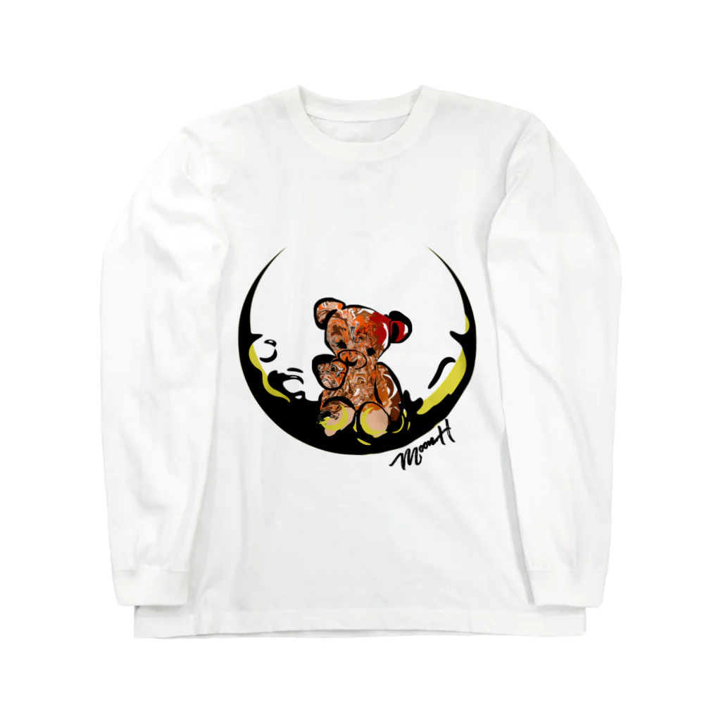 Moon.HのTeddy Bear Moon Long Sleeve T-Shirt