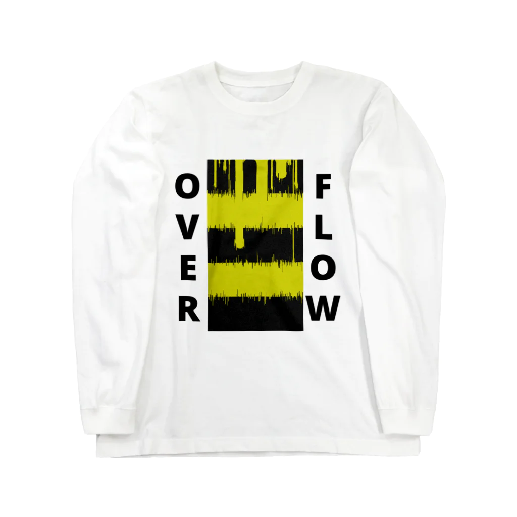 REST IN PUNISHEDのOVER FLOW(Yellow) ロングスリーブTシャツ