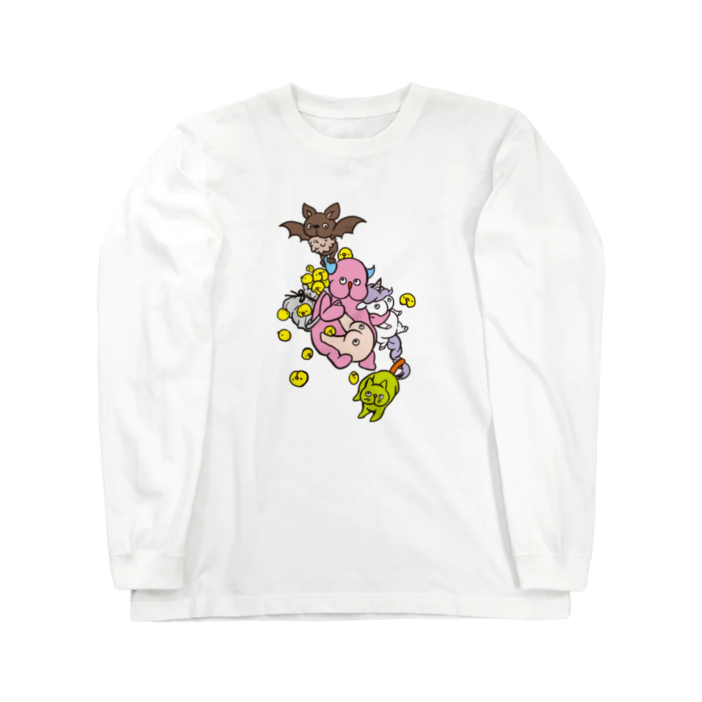 oshiriのひよこ豆ヒヨコ狩り Long Sleeve T-Shirt