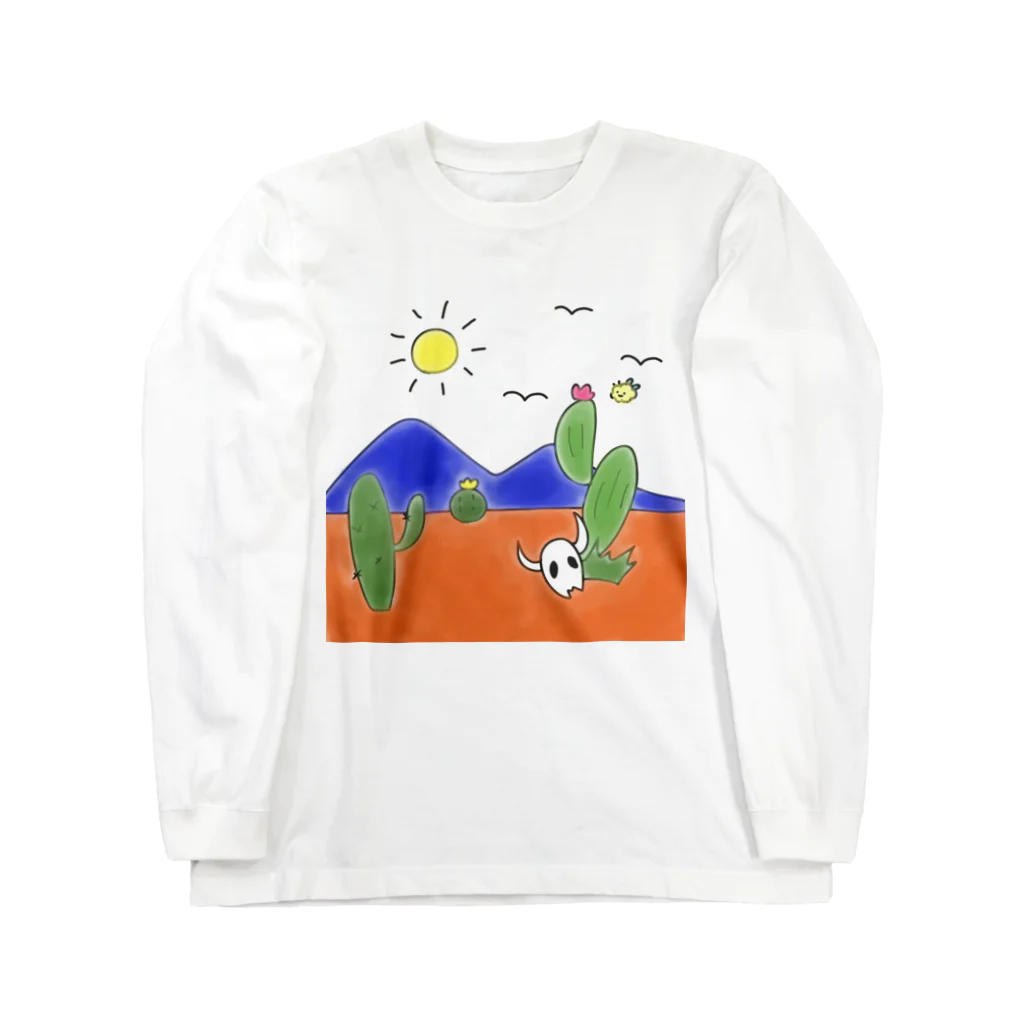 クマバチゴルフ倶楽部のクマバチとメキシカンタイル Long Sleeve T-Shirt