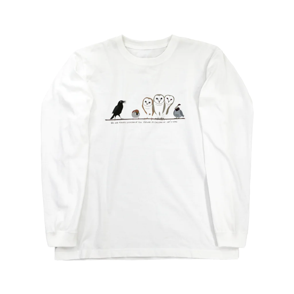 nachau7の鳥たちのさえずり Long Sleeve T-Shirt